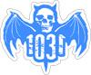Classic Bat-5"-blue-sticker