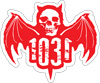 Classic Bat-5"-red-sticker