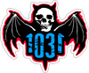 Classic Bat-5"-BL/RD/BK-sticker