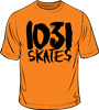 1031 'burnt' tee - orange tee-large