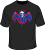 1031 'American Nightmare' tee - bk tee- large