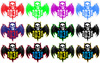 Classic Bat-12-5"-sticker pack!