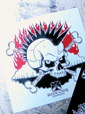 Beer City 'Skull II' sticker