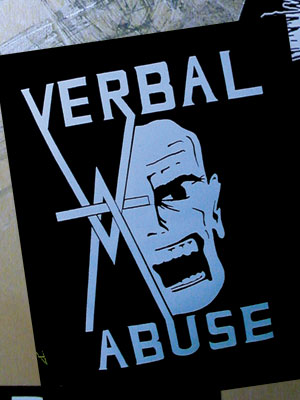 Verbal Abuse sticker