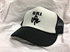 D.R.I. "skanker"  white/black - trucker hat