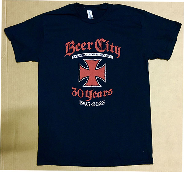 Beer City "30th Anniversary - Iron Cross" - black tee