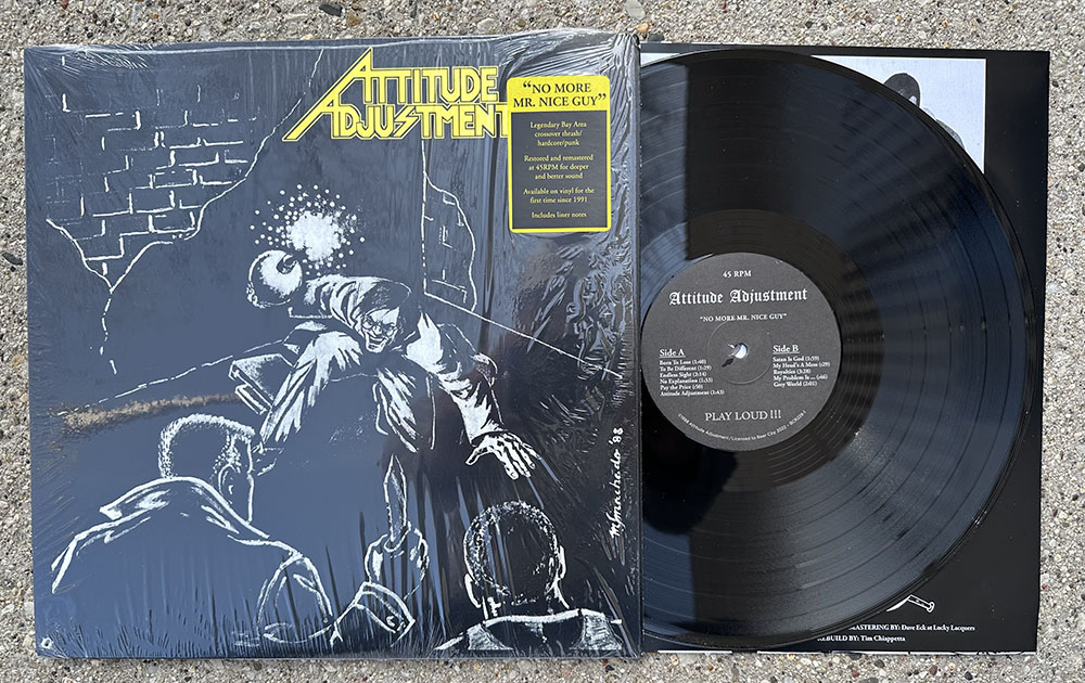 Attitude Adjustment - "No More Mr. Nice Guy - Millennium Edition" LP - DAMAGED