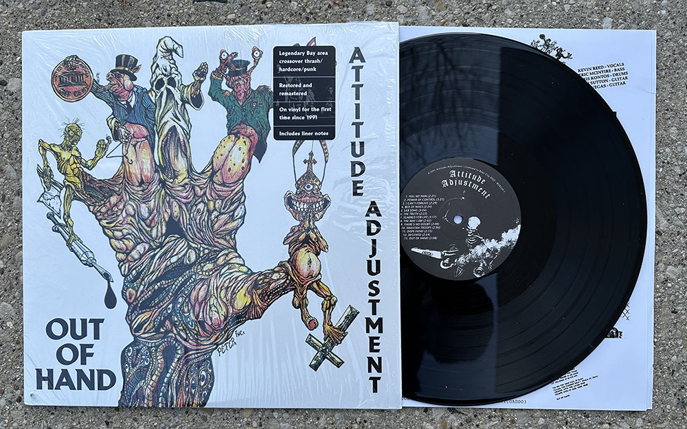Attitude Adjustment - "Out Of Hand - Millennium Edition" LP - DAMAGED