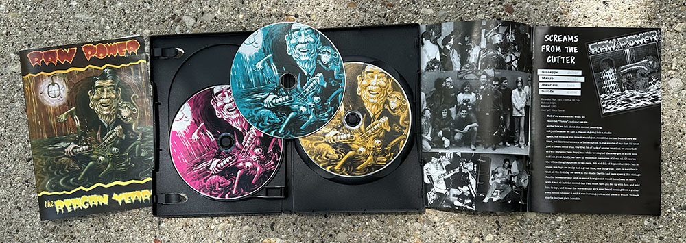 Raw Power ' The Regan Years' DVD/ 2xCD box set