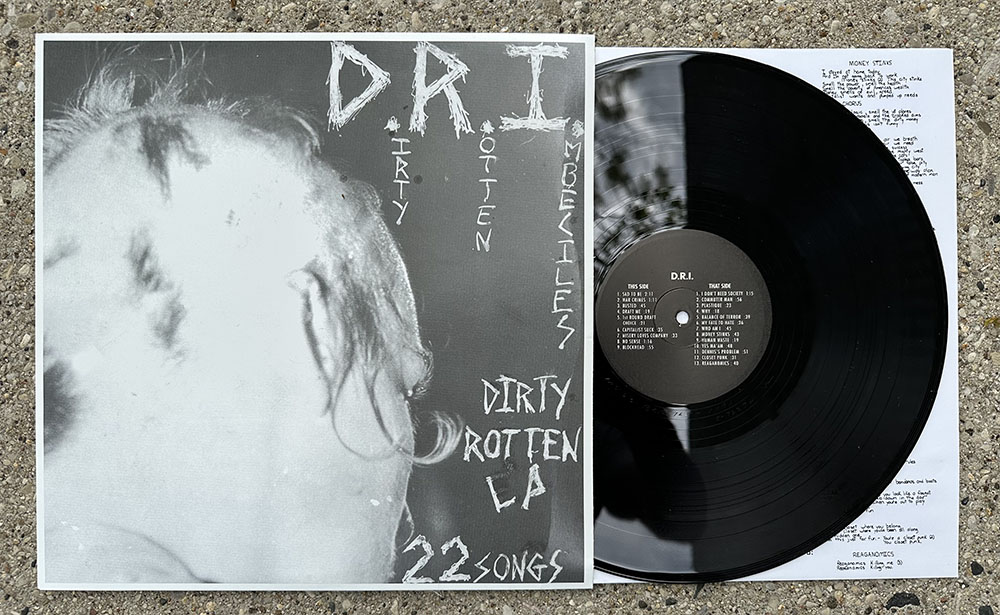 D.R.I. - "Dirty Rotten LP"  LP