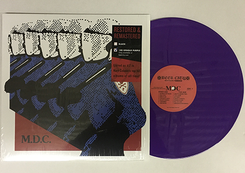 MDC - "Millions of Dead Cops - Millennium Edition"  LP - Opaque Purple