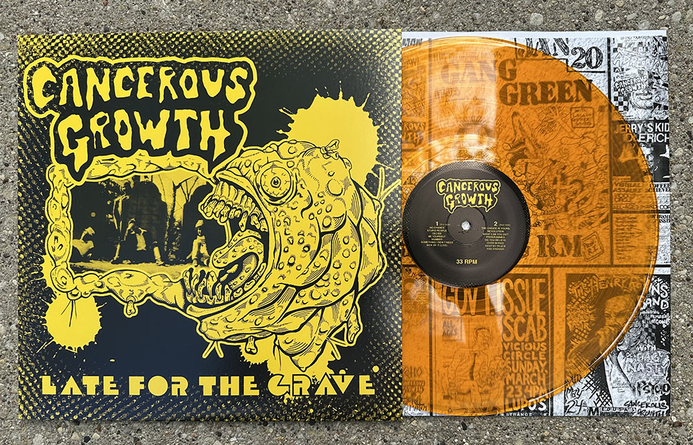 Cancerous Growth - "Late For the Grave" LP