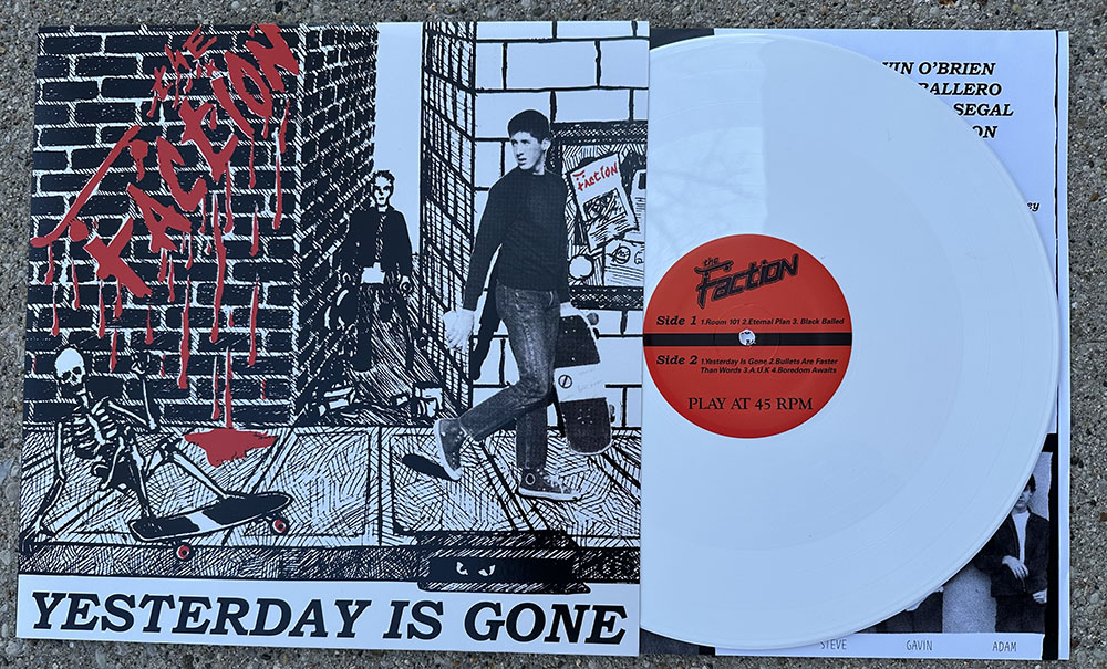 The Faction - "Yesterday Is Gone" 12" - white