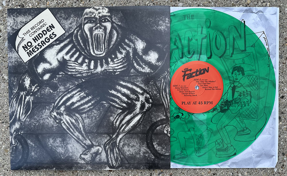 The Faction - "No Hidden Messages" LP - green