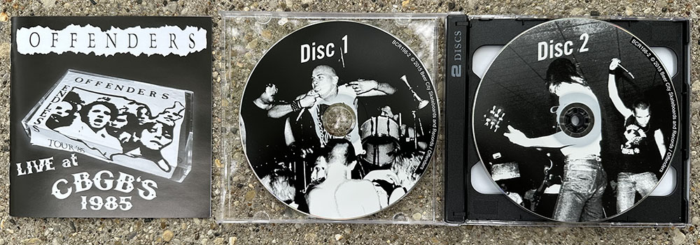 The Offenders - "Live at C.B.G.B.'s 1985" 2xCD