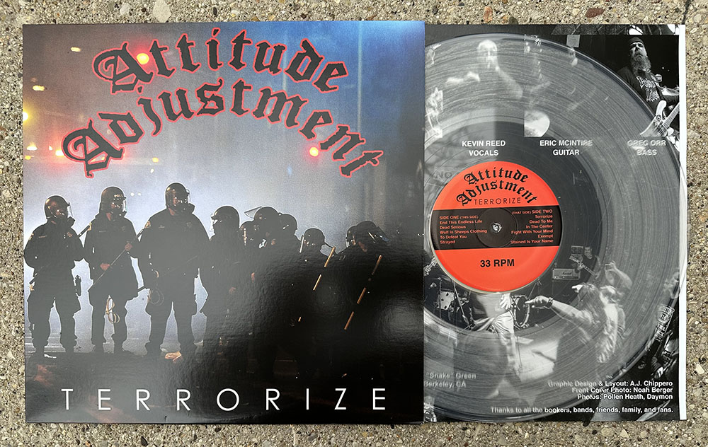 Attitude Adjustment - "Terrorize" LP