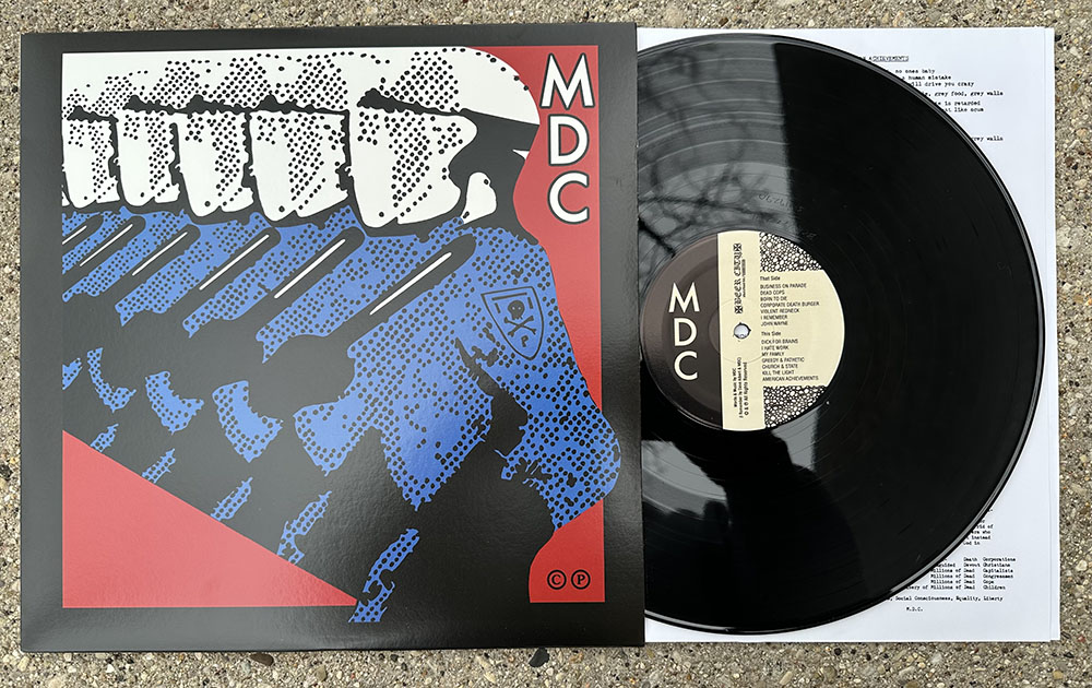 MDC - "Millions of Dead Cops - Remix" - BLACK VINYL LP