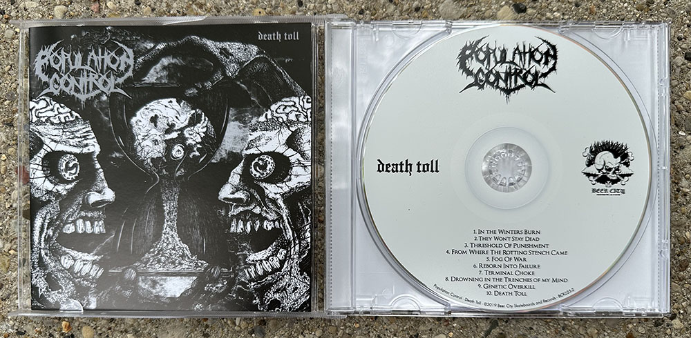 Population Control- "Death Toll" -  CD