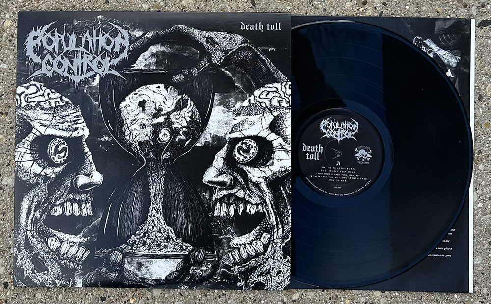 Population Control- "Death Toll" - BLACK VINYL-  LP