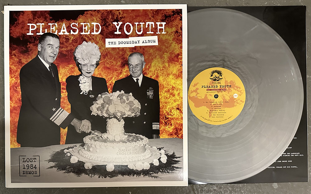 Pleased Youth - " The Doomsday Album - SILVER METALLIC VINYL -  Millennium Edition -  LP