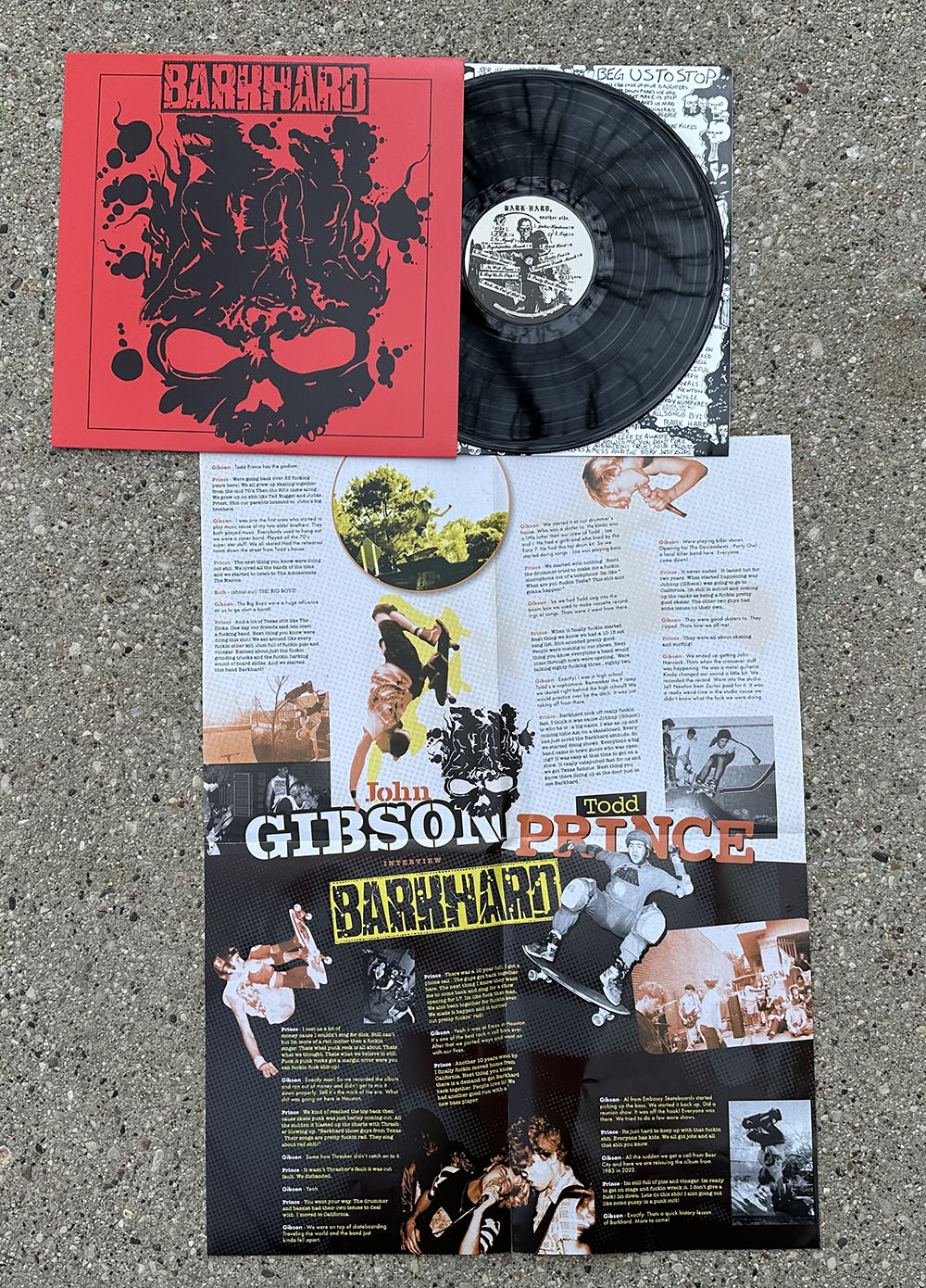 Barkhard - "Shut Up and Skate - Millennium Edition" LP
