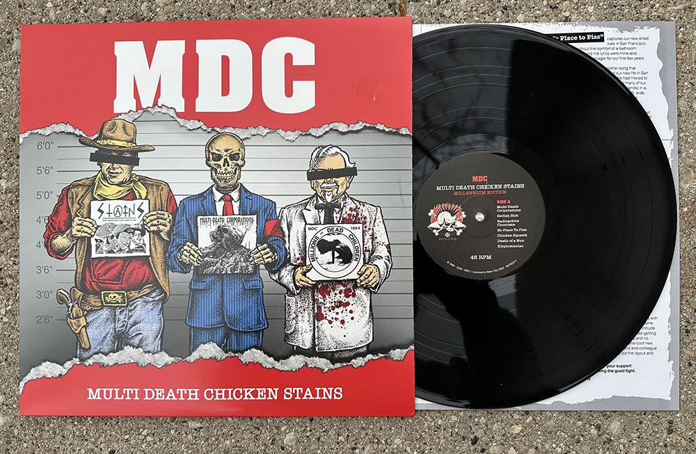 MDC - "Multi Death Chicken Stains 12" - Millennium Edition" LP