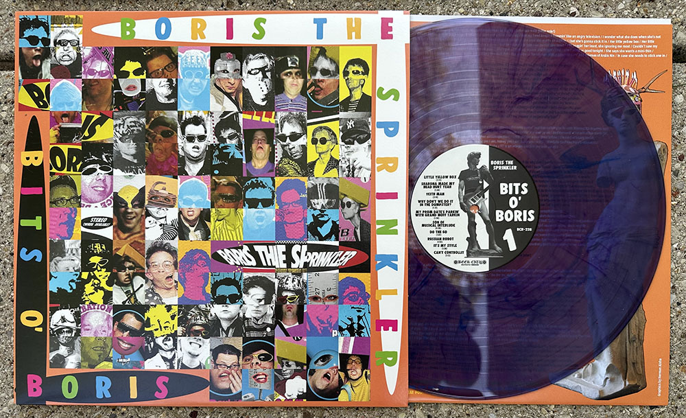 Boris the Sprinkler- "Bits O Boris" LP - Metallic Blue Swirl