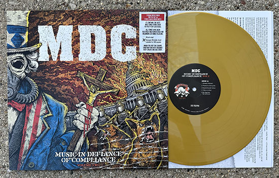 MDC - Music In Defiance of Compliance - VOL 2 - LP - gold