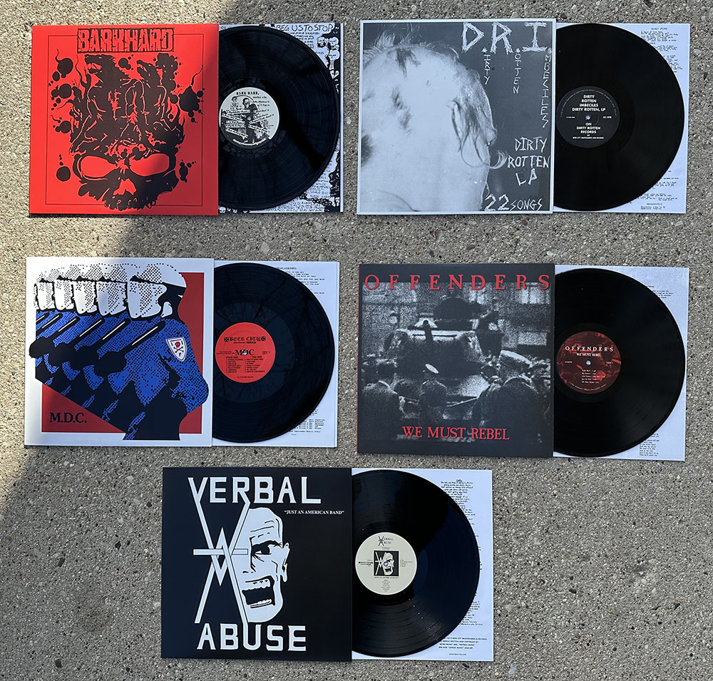 Don't Mess With Texas HARDCORE! vinyl LP grab bag!