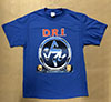 D.R.I. 'Crossover' short sleeve-  royal blue