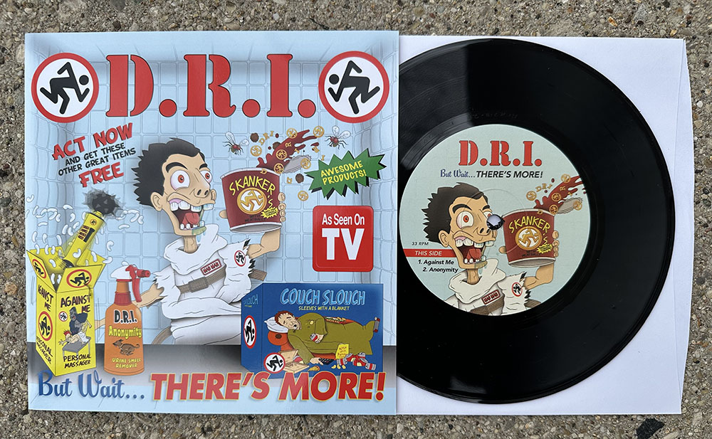 D.R.I. - "But Wait ... THERE'S MORE!" 7" - black