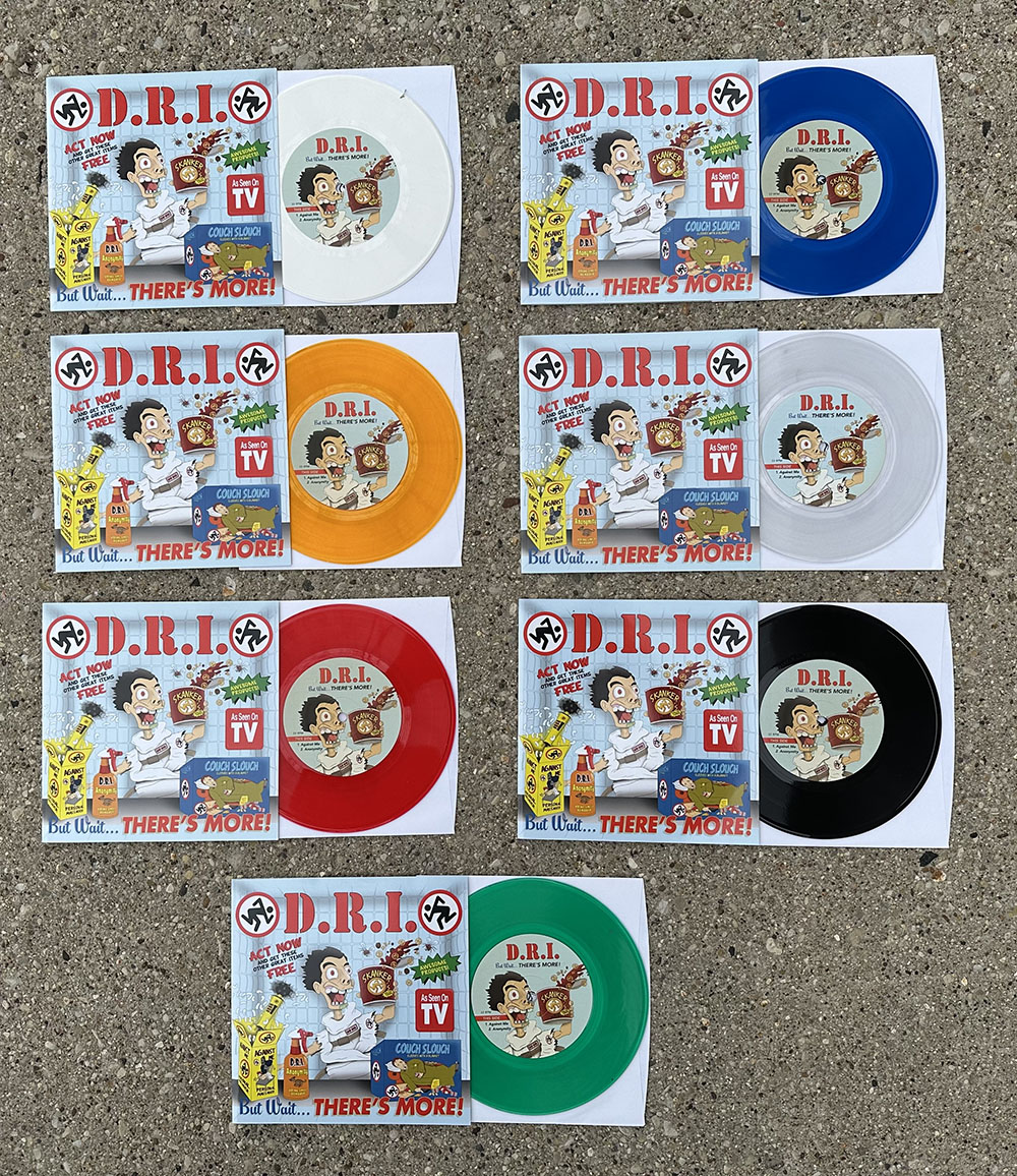 D.R.I. - "But Wait ... THERE'S MORE!" all 7 ; 7"s
