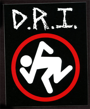 D.R.I. "Scratch" sticker
