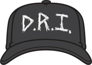 D.R.I. "scratch" black - trucker hat