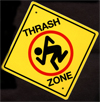 D.R.I. "Thrash Zone" sticker