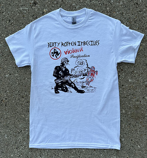 D.R.I. 'Violent Pacification' white tee