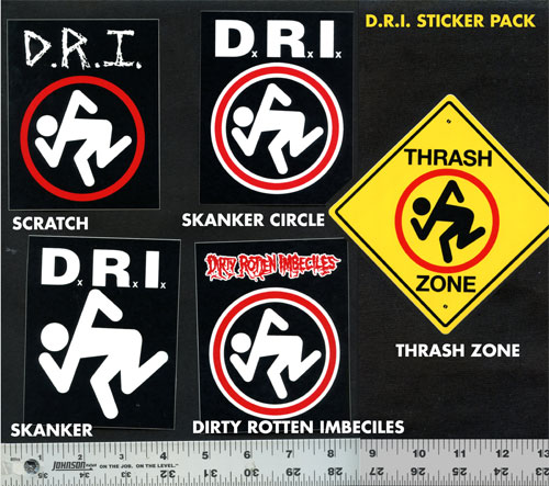 D.R.I. 'sticker pack'
