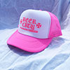 Iron Cross trucker cap - pink / white