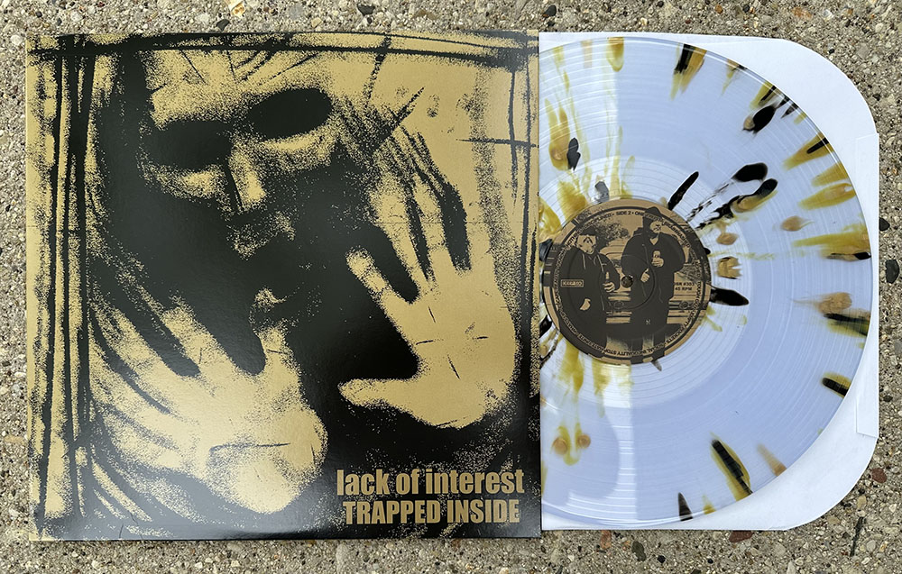 Lack Of Interest - Trapped Inside LP - splatter
