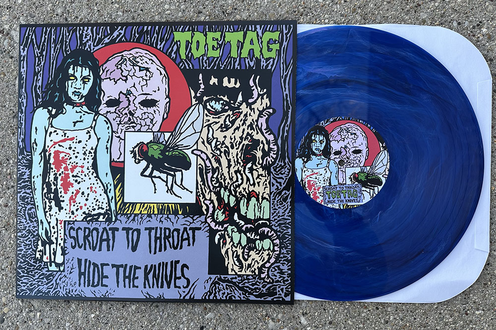 Accused A.D. /Toe Tag - Scroat /Hide.. - LP - midnight blue