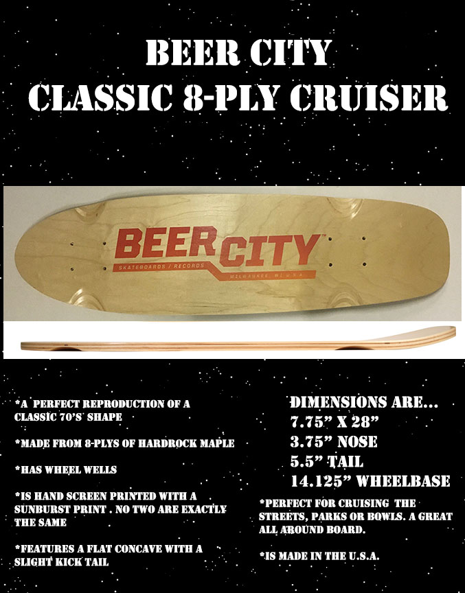 Beer City - 28" classic cruiser